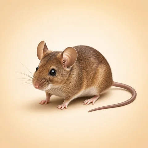 House mouse of the kind found in Springfield Missouri kitchens and wall voids